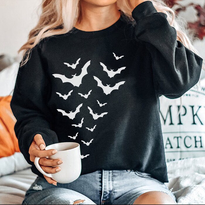 Bats Halloween Sweatshirt