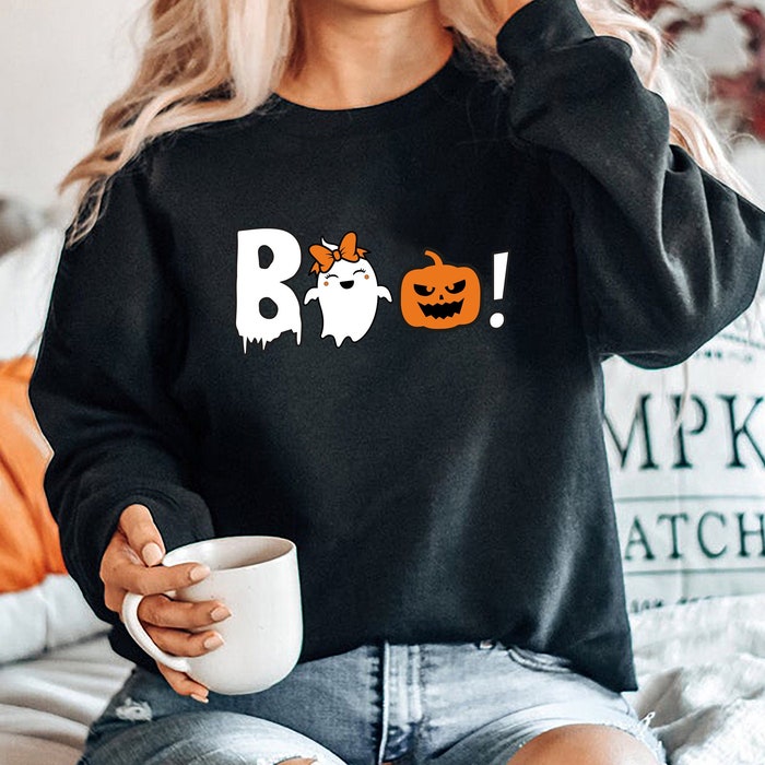 Boo Halloween Sweatshirt