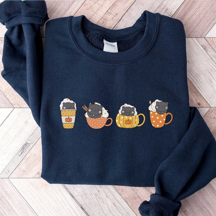 Cat Pumpkin Spice Sweatshirt