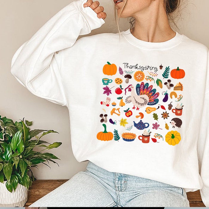 Cute Fall Elements Sweatshirt