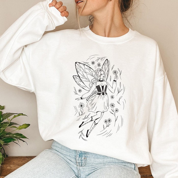 Fairy In A Flower Sweatshirt