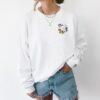 Floral Ghost Sweatshirt