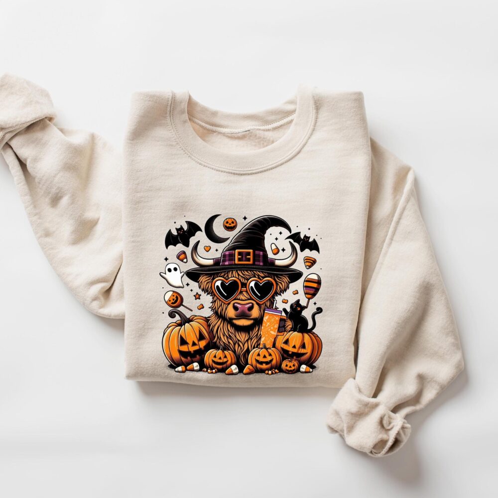 Halloween Baby Cow Sweatshirt