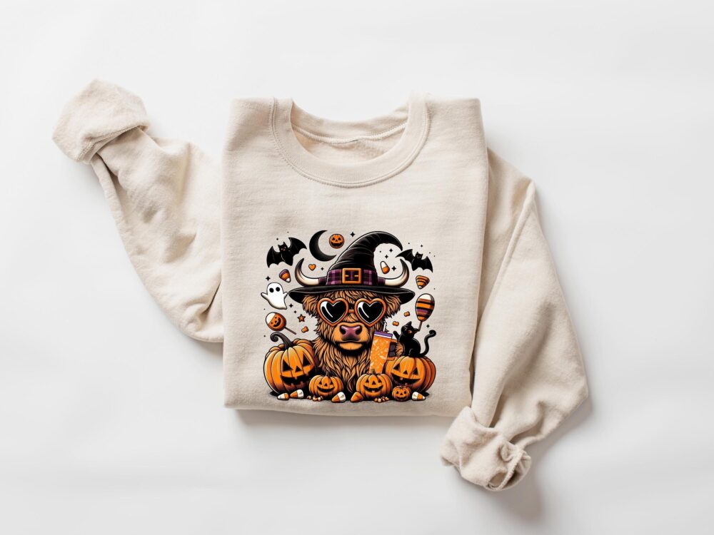 Halloween Baby Cow Sweatshirt