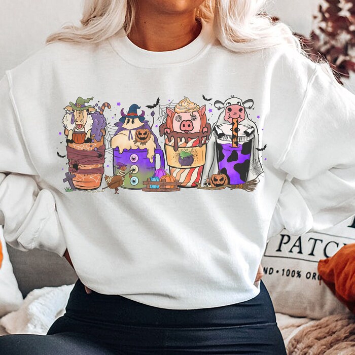 Halloween Coffee Sweatshirt