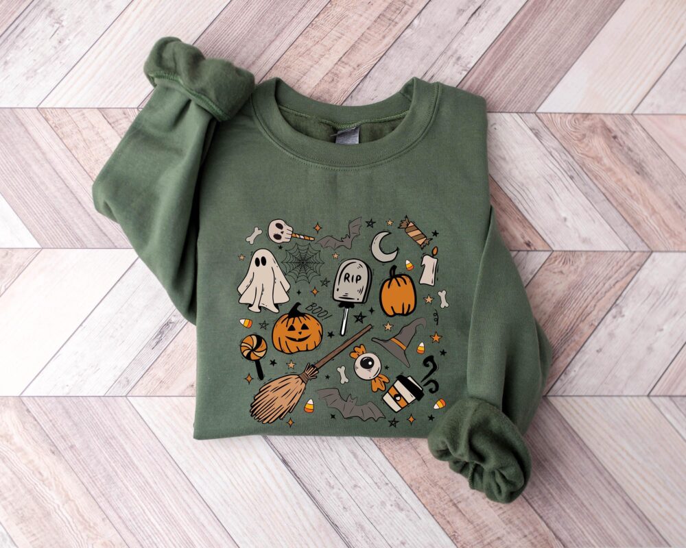 Halloween Doodles Sweatshirt