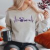 Heartbeat Line Halloween Pumpkin Sweatshirt