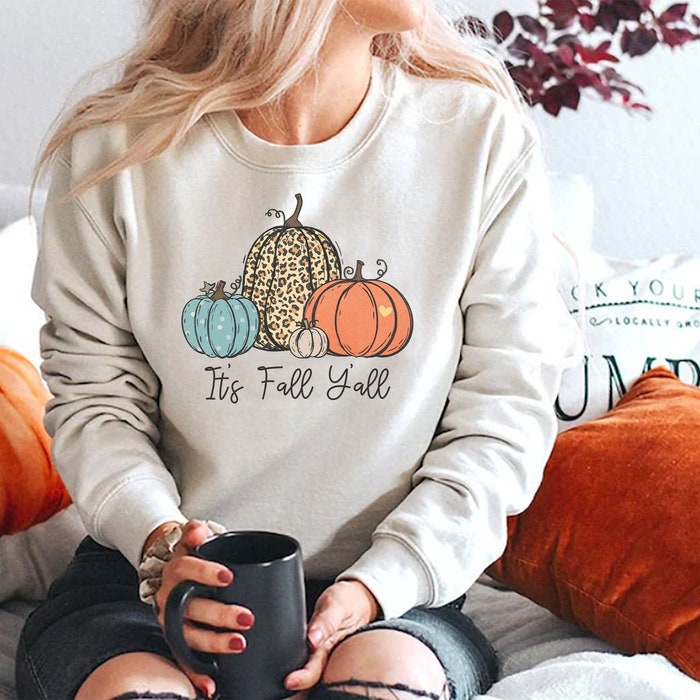 It's Fall Y'all Pumpkin Sweatshirt