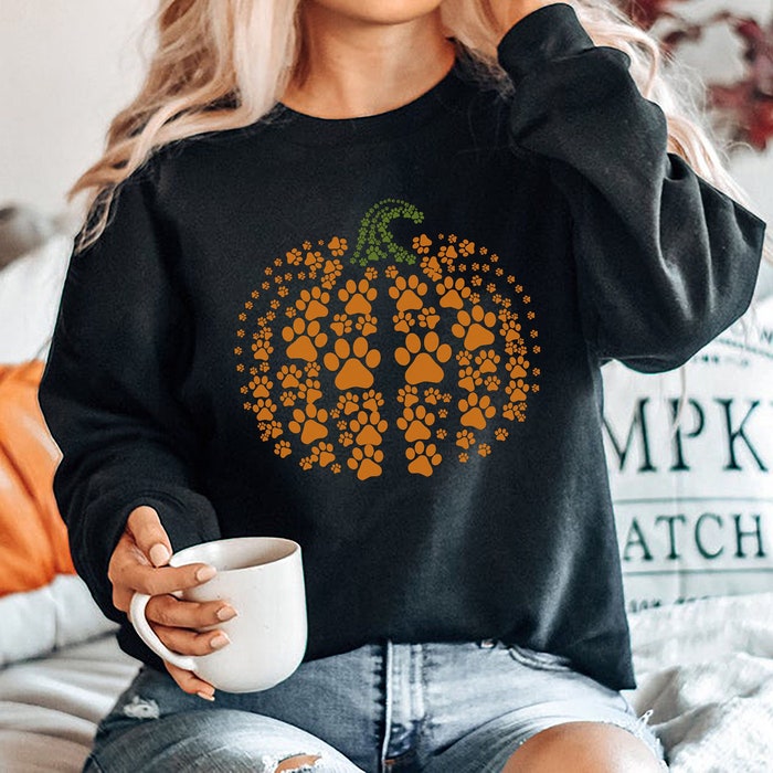 Paw Pumpkin Sweatshirt