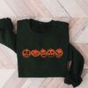 Pumpkin Faces Halloween Sweatshirt