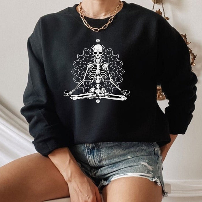 Skeleton Chakra Mandala Sweatshirt