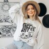 Skeleton Drinking Coffee Sweatshirt