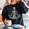 Skeletons Yoga Halloween Sweatshirt